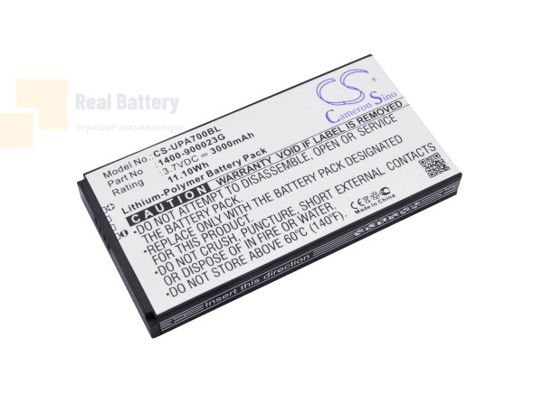 Аккумулятор CS-UPA700BL для Unitech PA700 3,7V 3000Ah Li-Polymer