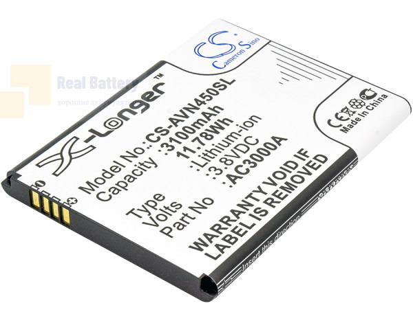 Аккумулятор CS-AVN450SL для Archos 45 Neon 3,8V 3100Ah Li-ion