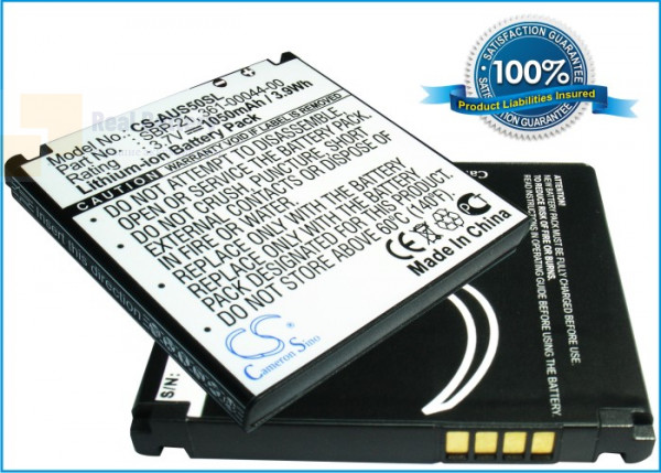 Аккумулятор CS-AUS50SL для Garmin-Asus 1000846 3,7V 1050Ah Li-ion