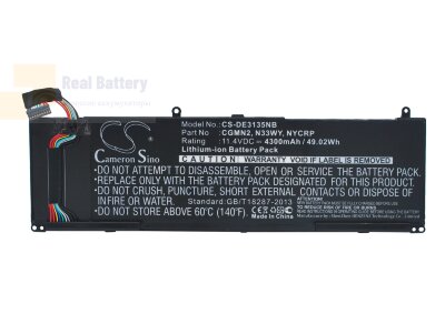 Аккумулятор CS-DE3135NB для DELL Inspiron 11 3000  11,4V 4300mAh Li-ion