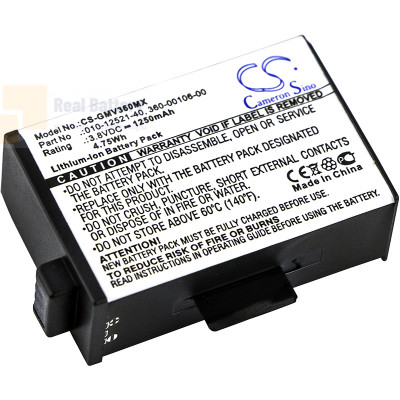 Аккумулятор CS-GMV360MX для Garmin Virb 360 3,8V 1250Ah Li-ion
