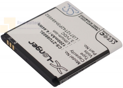 Аккумулятор CS-ZTU880SL для ZTE Kis Flex 3,7V 1200Ah Li-ion