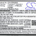 Аккумулятор CS-OTP025XL для Alcatel One Touch POP 4 3,8V 1750Ah Li-ion
