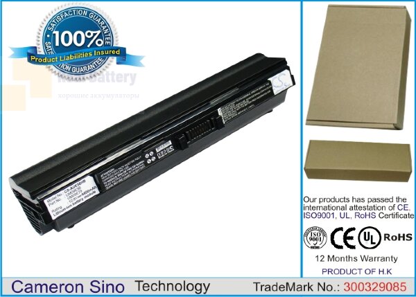 Аккумулятор CS-AUE36HB для Gateway LT22 10,8V 6600Ah Li-ion