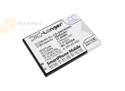 Аккумулятор CS-GNC620SL для GIONEE C620 3,8V 3000Ah Li-ion