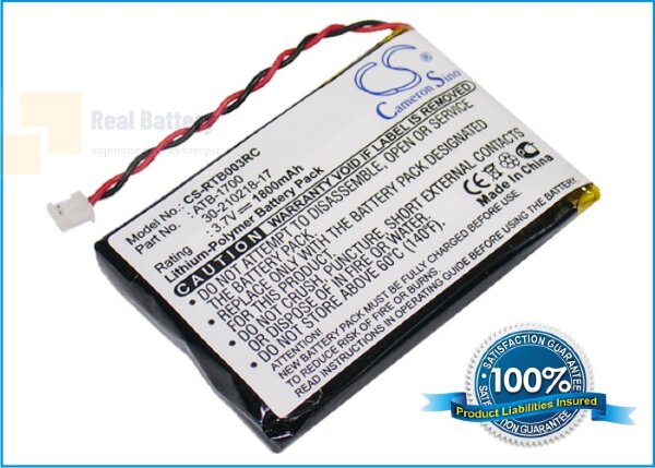 Аккумулятор CS-RTB003RC для RTI T3V 3,7V 1800Ah Li-ion