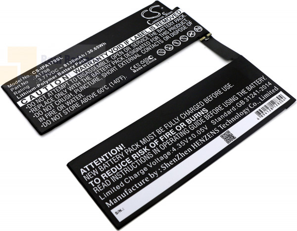 Аккумулятор CS-IPA179SL для Apple A1701 3,77V 8130Ah Li-Polymer