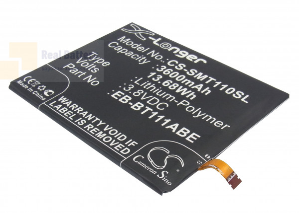 Аккумулятор CS-SMT110SL для Samsung Galaxy Tab 3 Lite 7.0 3,8V 3600Ah Li-Polymer