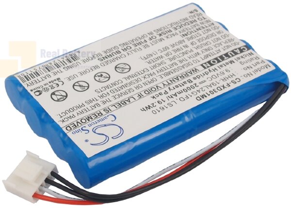 Аккумулятор CS-FXD301MD для Fukuda CardiMax FX-3010 9,6V 2000Ah Ni-MH