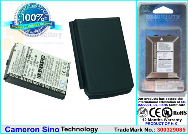 Аккумулятор CS-MWV1XL для MWG Atom V 3,7V 2500Ah Li-ion