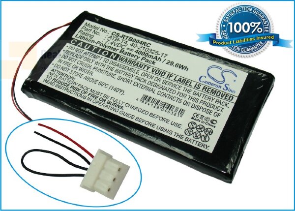 Аккумулятор CS-RTB004RC для RTI T4 7,4V 4000Ah Li-Polymer