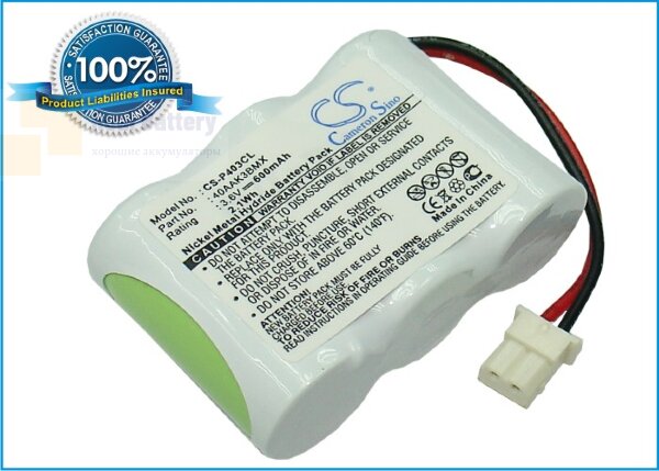 Аккумулятор CS-P403CL для SANYO 3N270AA(MRX)(R) CLT3500 GESPCH 3,6V 600Ah Ni-MH