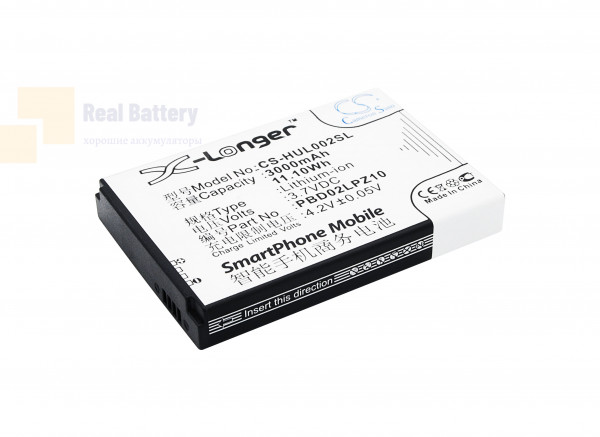 Аккумулятор CS-HUL002SL для Huawei Emobile GL02P 3,7V 3000Ah Li-ion