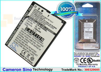 Аккумулятор CS-NK4BML для Nokia 1606 3,7V 750Ah Li-ion