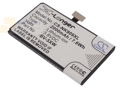 Аккумулятор CS-NK909XL для Nokia Lumia 1020 3,8V 2000Ah Li-ion