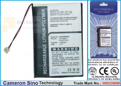 Аккумулятор CS-PM550XL для Palm M550 3,7V 1100Ah Li-Polymer