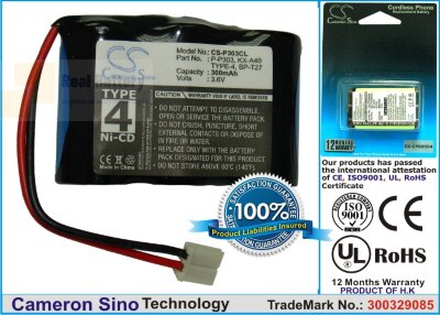 Аккумулятор CS-P303CL для Gold Star 2000 CIRCLE 3,6V 600Ah Ni-MH