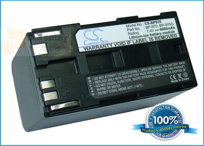 Аккумулятор CS-BP970 для Canon C2 7,4V 6600Ah Li-ion