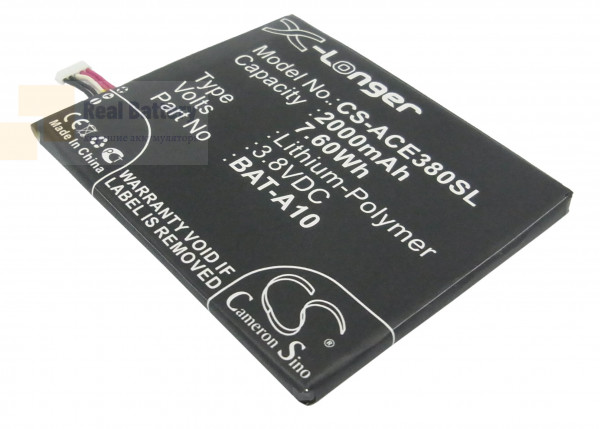 Аккумулятор CS-ACE380SL для Acer E380 3,8V 2000Ah Li-Polymer