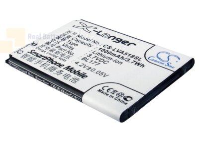 Аккумулятор CS-LVA518SL для Lenovo A518 3,7V 1000Ah Li-ion