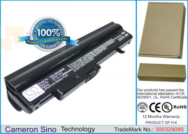 Аккумулятор CS-LGX120HB для LG X120 11,1V 6600Ah Li-ion
