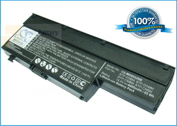 Аккумулятор CS-MD9532NB для Medion Akoya E6210 14,8V 4400Ah Li-ion