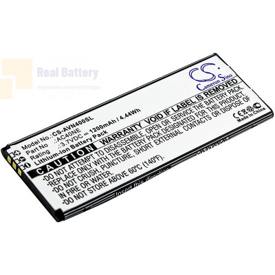 Аккумулятор CS-AVN400SL для Archos 40 Neon 3,7V 1200Ah Li-ion