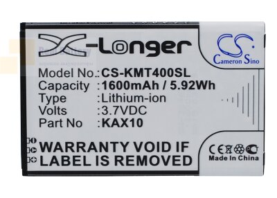 Аккумулятор CS-KMT400SL для KAZAM Trooper X4.0 3,7V 1600Ah Li-ion