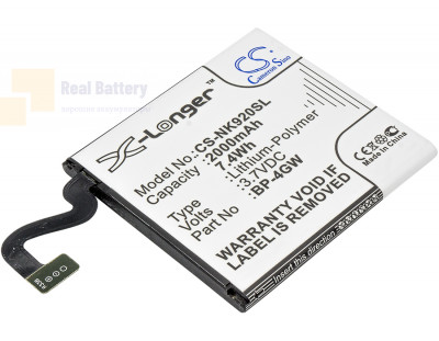 Аккумулятор CS-NK920SL для Nokia Lumia 920 3,7V 2000Ah Li-Polymer