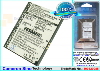Аккумулятор CS-EG710SL для Toshiba Portege G710 3,7V 1200Ah Li-ion