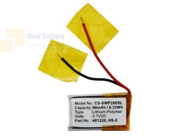 Аккумулятор CS-SWP200SL для Samsung WEP-200 3,7V 90Ah Li-Polymer