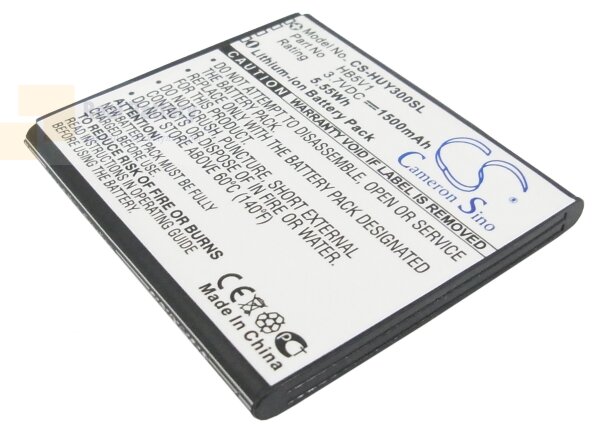 Аккумулятор CS-HUY300SL для Huawei Ascend G350 3,7V 1500Ah Li-ion