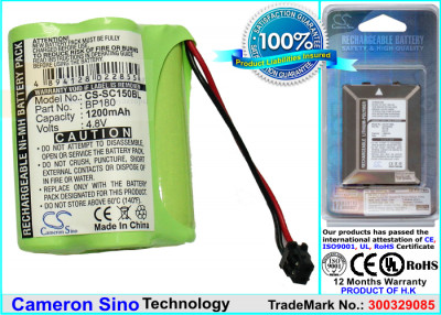 Аккумулятор CS-SC150BL для Radio Shack 20-520 4,8V 1200Ah Ni-MH