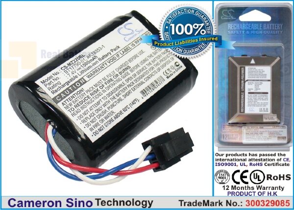 Аккумулятор CS-MZ220BL для ZEBRA MZ220 7,4V 1500Ah Li-ion