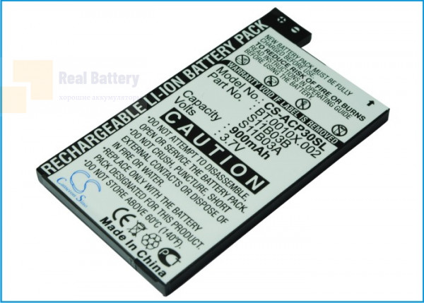 Аккумулятор CS-ACP30SL для Alcatel OT-S988W 3,7V 900Ah Li-ion
