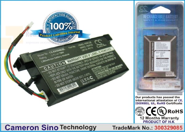 Аккумулятор CS-RAD8483SL для DELL KR174 PERC6 3,7V 1900Ah Li-ion
