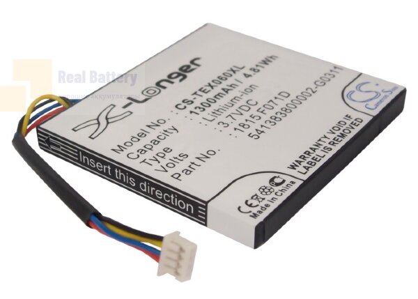 Аккумулятор CS-TEX060XL для Texas Instruments N2/AC/2L1/A 3,7V 1300Ah Li-ion