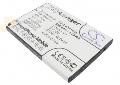 Аккумулятор CS-LVE210SL для Lenovo E118 3,7V 950Ah Li-ion