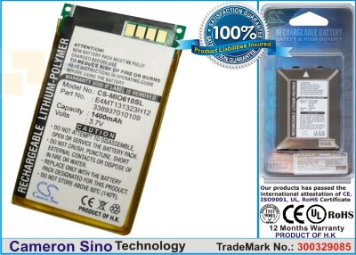 Аккумулятор CS-MIO610SL для Mitac Mio H610 3,7V 1400Ah Li-ion