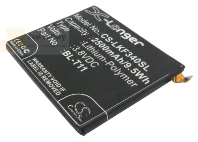 Аккумулятор CS-LKF340SL для LG F340 3,8V 2500Ah Li-Polymer