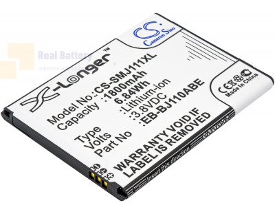 Аккумулятор CS-SMJ111XL для Samsung Galaxy J1 Ace 3,8V 1800Ah Li-ion