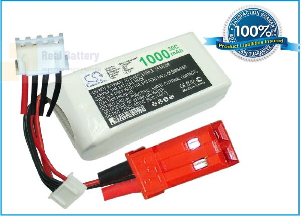 Аккумулятор CS-LP1003C30RT для RC CS-LP1003C30RT 11,1V 1000Ah Li-Polymer
