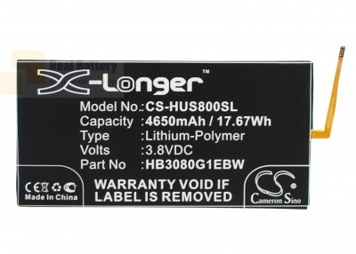 Аккумулятор CS-HUS800SL для Huawei EE Eagle 3,8V 4650Ah Li-Polymer