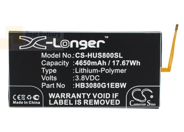Аккумулятор CS-HUS800SL для Huawei EE Eagle 3,8V 4650Ah Li-Polymer