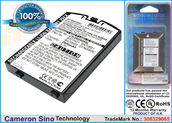 Аккумулятор CS-IRD505SL для Iridium 9505A 3,7V 2800Ah Li-ion