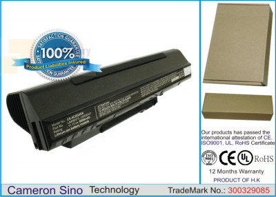 Аккумулятор CS-ACZG5DK для Acer Aspire One 531H 11,1V 6600mAh Li-ion