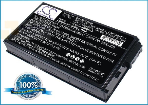 Аккумулятор CS-GW520NB для Sanyo Li4402A  14,8V 4400mAh Li-ion