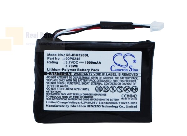 Аккумулятор CS-IBU320SL для IBM ServeRAID 7K SCSI U320 RAID Co 3,7V 1000Ah Li-Polymer