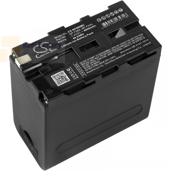 Аккумулятор CS-NF980MC для Sony CCD-RV100 7,4V 6600Ah Li-ion