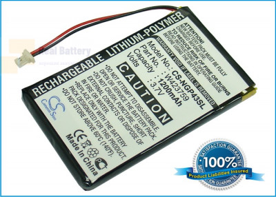 Аккумулятор CS-NGP43SL для NavGear StreetMate GP-43 3,7V 1200Ah Li-Polymer